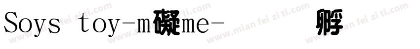 Sois toi-même字体转换